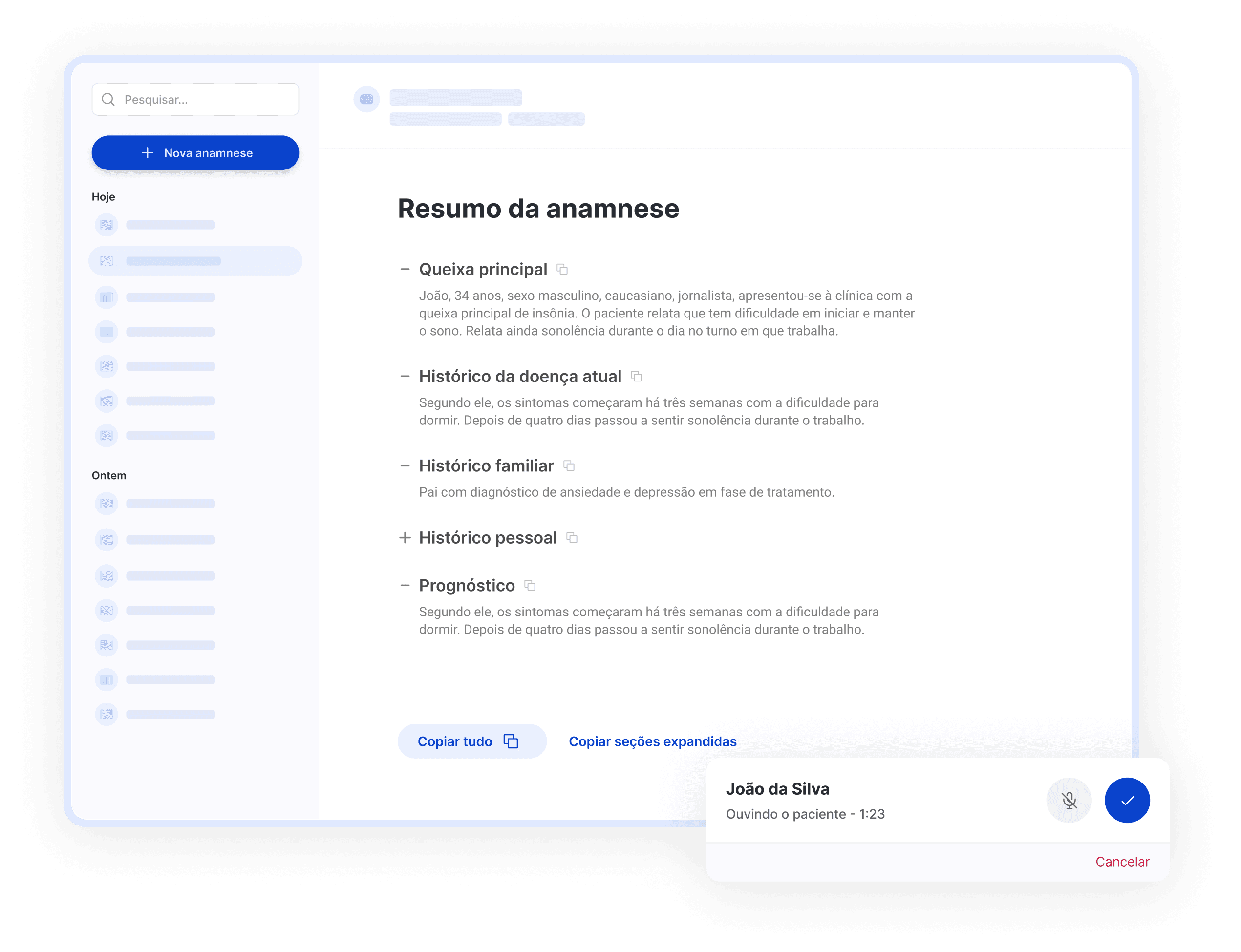 Anamnotes - As suas anamneses automáticas